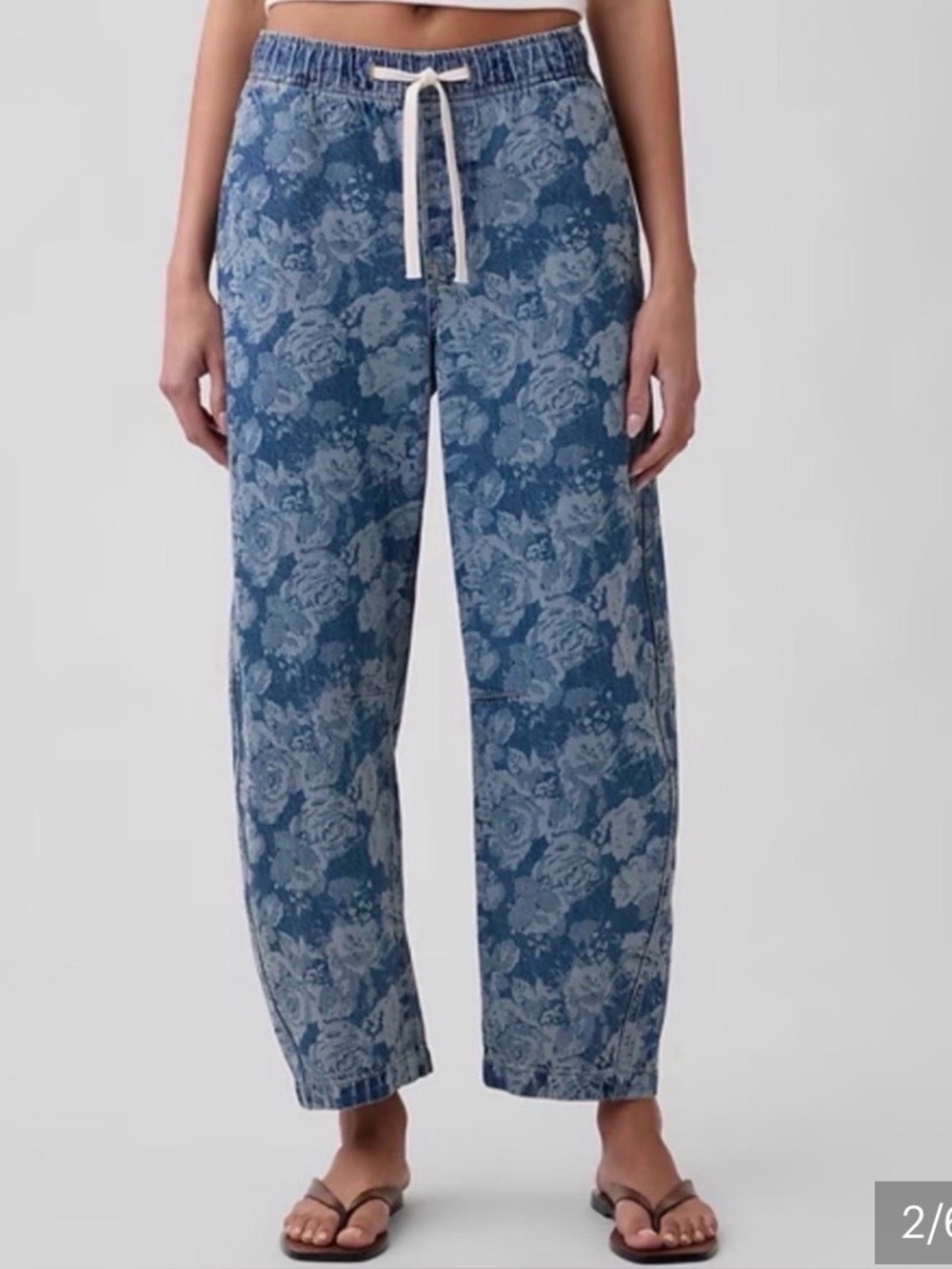 GAP Super-Soft Pull-On Barrel Jeans